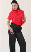 Blouse Éclat Rubis