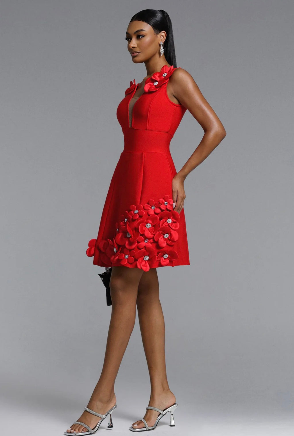 Robe de soirée Éclat Rouge