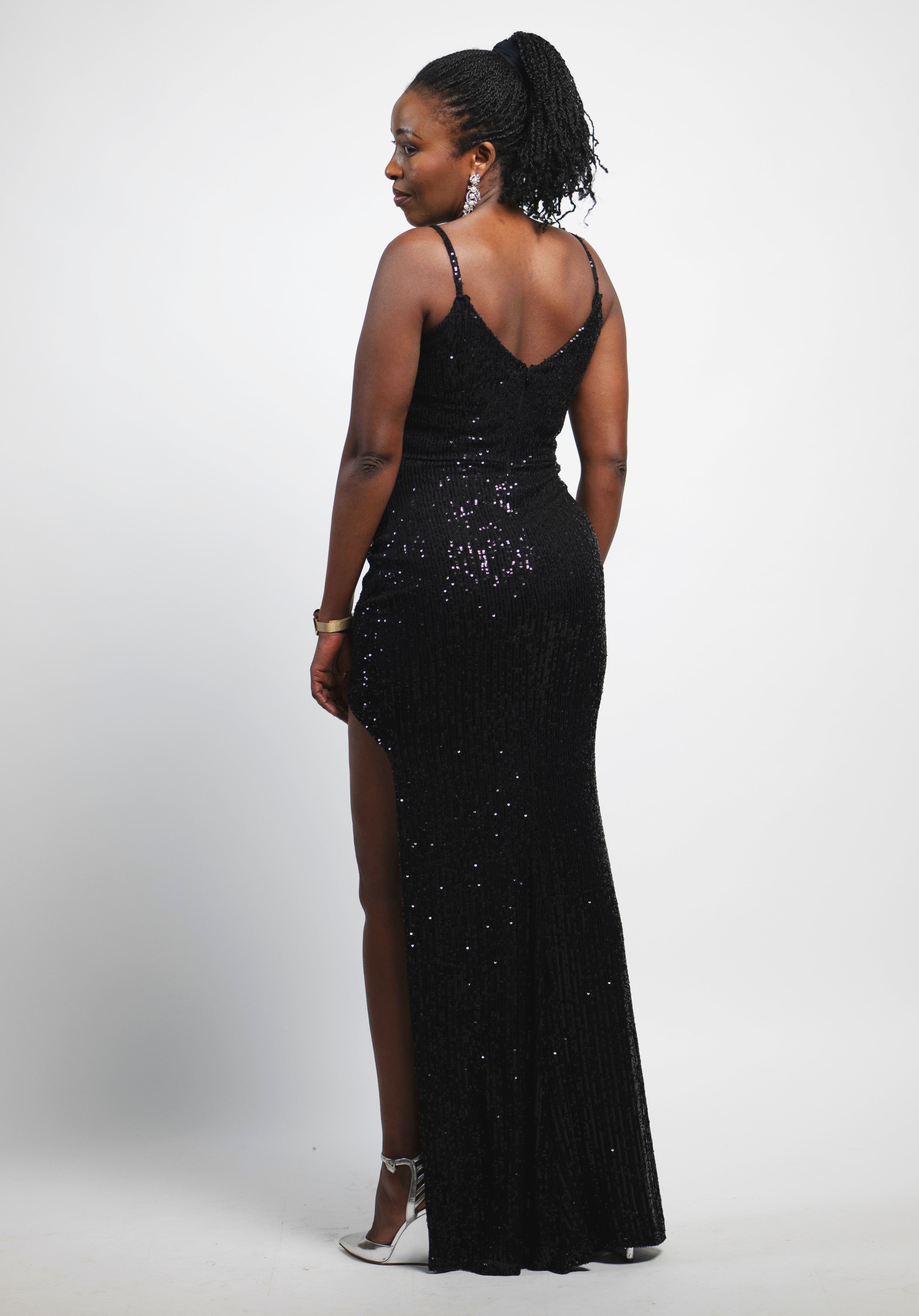 Robe Minuit Scintillant