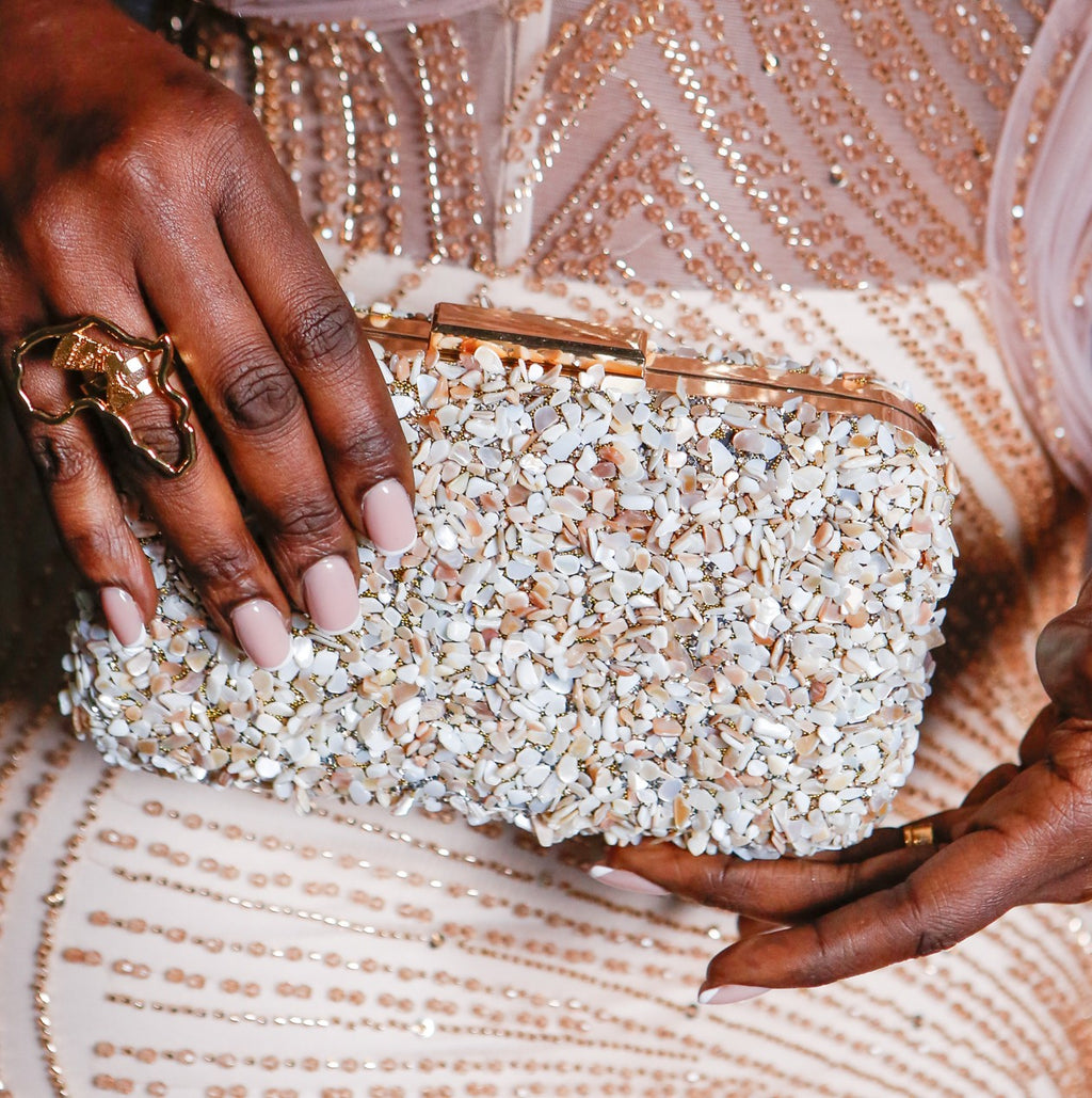 Pochette Ivoire Précieuse